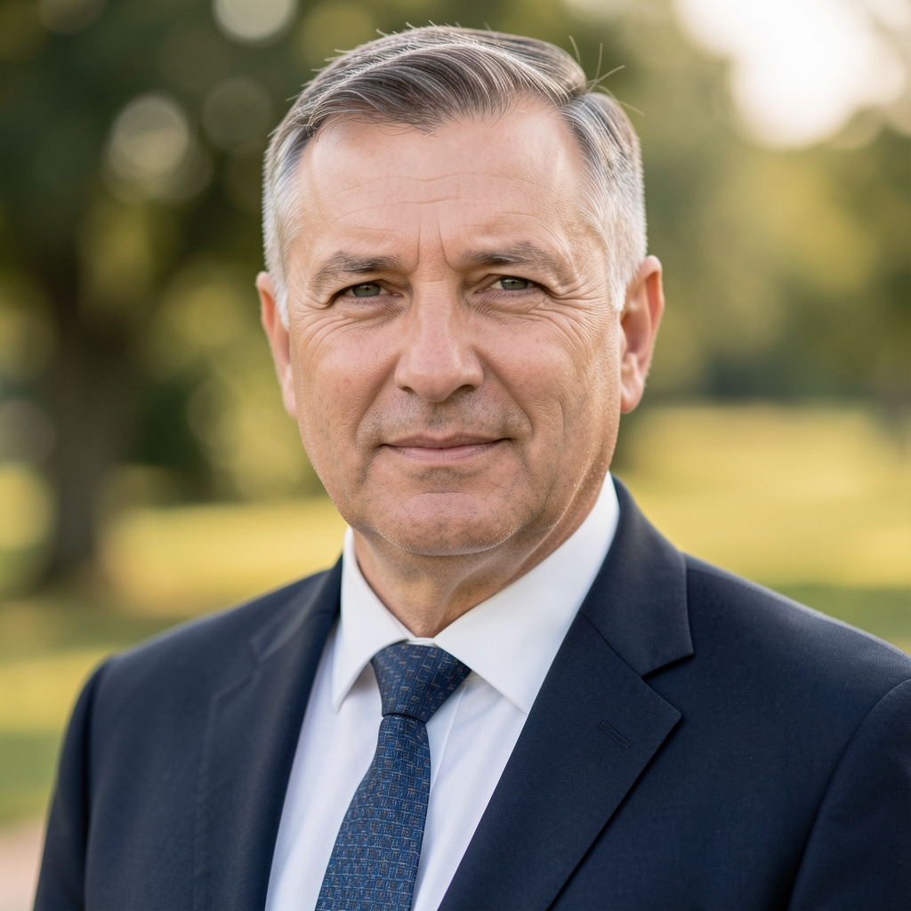 Stariji muškarac, 45-50 godina, poslovni izgled, iskustvo i autoritet